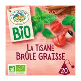 Infusion plantes "Brûles graisse" bio LA TISANIERE x20 sachets 26g