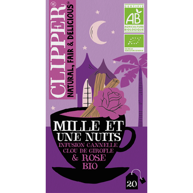 Infusion mille et une nuits bio CLIPPER, 40g