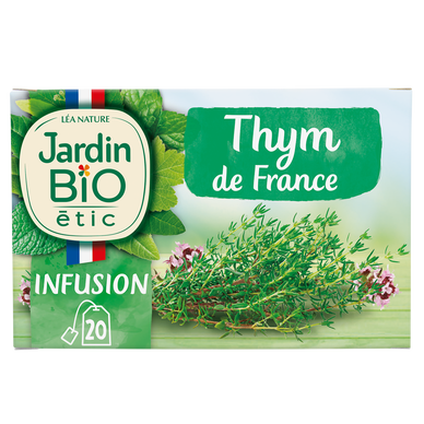 Infusion Bio Thym JARDIN BIO ETIC - 20 sachets - 28g