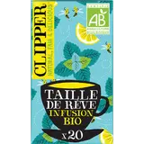 Infusion taille de rêve maté menthe & citron bio CLIPPER, étui de 20 sachets, 40g