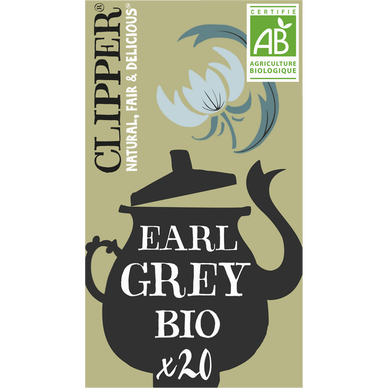 Thé noir earl grey Bio CLIPPER - 40g
