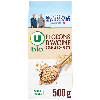 Flocons d'avoine petits U BIO - paquet 500g