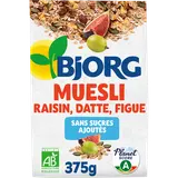 Céréales Muesli bio sans sucre ajouté BJORG - 375g