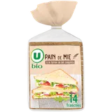 Pain mie à la farine complète grande tranches 500g