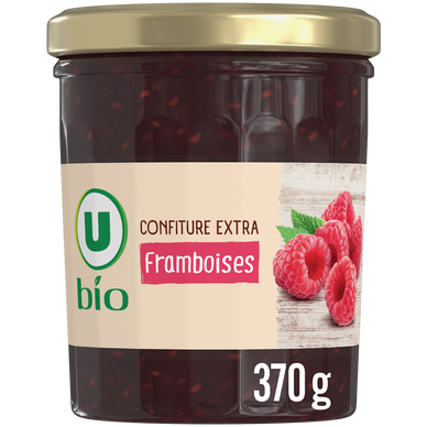 Confiture de framboise BIO pot 370g