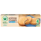 Gâteaux Goûters bio fourrés chocolat au lait 185g