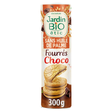 Biscuit fourrés au chocolat bio JARDIN BIO 300g