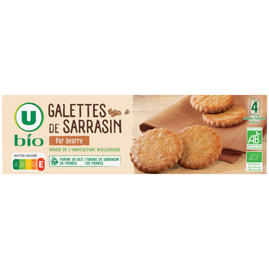 Biscuits Galettes de sarrasin pur beurre paquet 100g