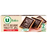 Tablette petit beurre au chocolat noir bio paquet de 150g