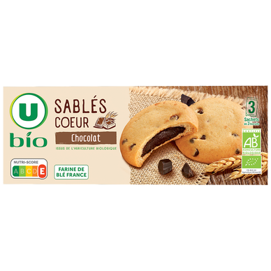 Sablé coeur chocolat, 155g
