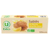 Biscuits Sablés bio amandes citron paquet de 200g
