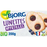 Biscuits bio Lunettes à la myrtille BJORG - Paquet 200g