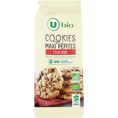 Cookies bio maxi pépites de chocolat paquet de 184g