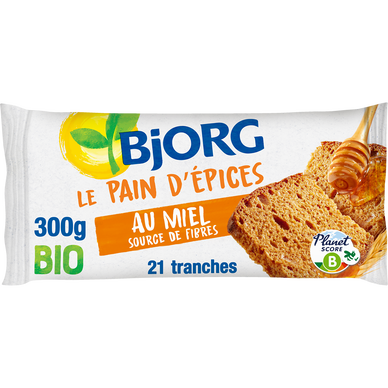 Pain d'épice bio au miel BJORG, 300g
