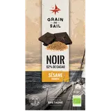 Chocolat noir sésame BIO GRAIN DE SAIL, tablette de 100g