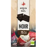 Chocolat noir 75% BIO GRAIN DE SAIL, tablette de 100g