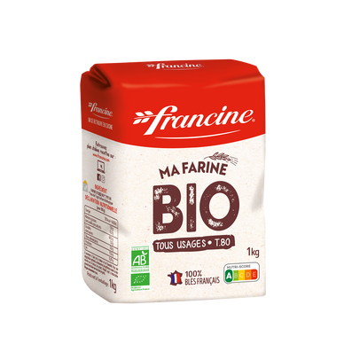 Farine de blé bio FRANCINE T80 1kg