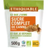 ETHIQUABLE - Sucre complet de canne BIO - le sachet de 500g