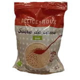 Sucre de canne roux Bio FLEURANCE, paquet de 750g