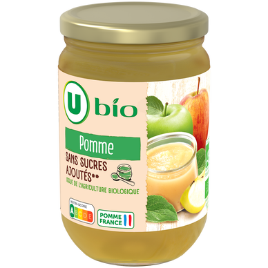 Purée de pommes sans sucres ajoutés  625g