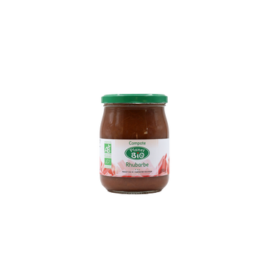 Compote de rhubarbe sucre FT 590g