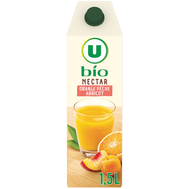 Nectar orange pêche abricot brique 1,5L