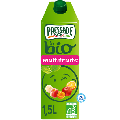 Nectar bio Multifruits PRESSADE, brique 1,5l