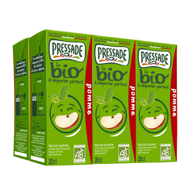 Nectar Pomme PRESSADE Bio Briquette 6x20cl