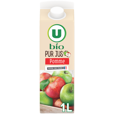 Pur jus pomme bio brique 1l