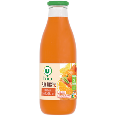 Pur jus d'orange carotte citron 1L