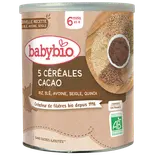 BABYBIO - Céréales infantiles instantanées au cacao, dès 8 mois - 220g
