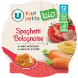 Plat bébé Spaghetti bolognaise, dès 12 mois - 230g - Repas bébé