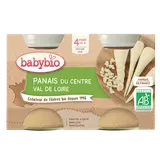 BABYBIO - Plat bébé du midi Panais, dès 4 mois - 2x130g