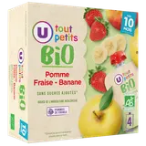 Goûter bébé Pomme Fraise Banane, dès 12 mois - 4x90g
