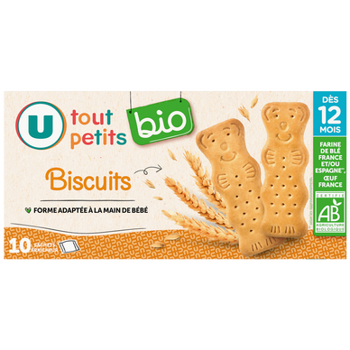 Biscuits bébé croissance nature, dès 12 mois - 150g