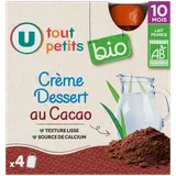 Crème dessert Bébé au cacao, dès 12 mois - 4x85g