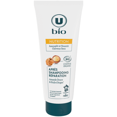 Après-Shampooing Nutrition Cheveux secs, Amande douce et huile argan -200ml