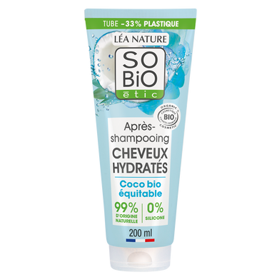 Après-shampooing SO BIO cheveux hydratés Bio 200mL