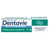 Dentifrice soin blancheur bio DENTAVIE, tube de 75ml