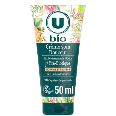 Crème visage soin douceur amande douce, 50ml