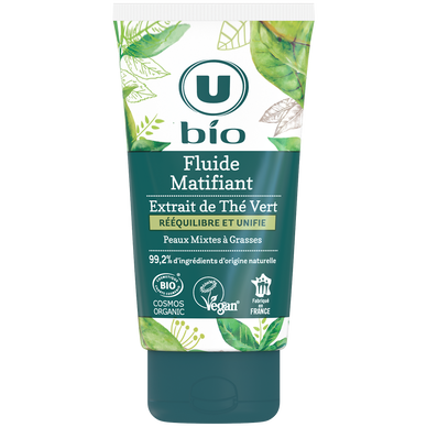 Fluide matifiant au thé vert  tube de 50ml