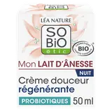 Crème douceur SO BIO ETIC régénérante nuit lait ânesse 50ml