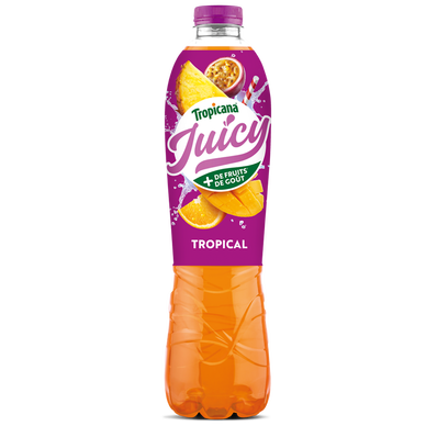 Boisson aux fruits tropicaux TROPICANA JUICY - bouteille 1,5L