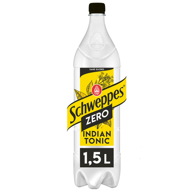 Soda Zero Indian Tonic SCHWEPPES - la bouteille de 1,5L