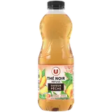 Boisson thé glacé noir saveur pêche - Bouteille 1L