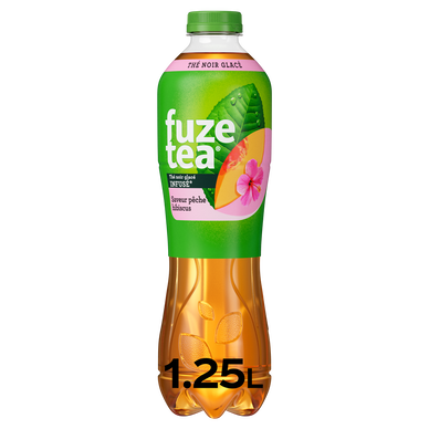 Boisson Thé Glacé Pêche Hibiscus FUZETEA - Bouteille 1,25L