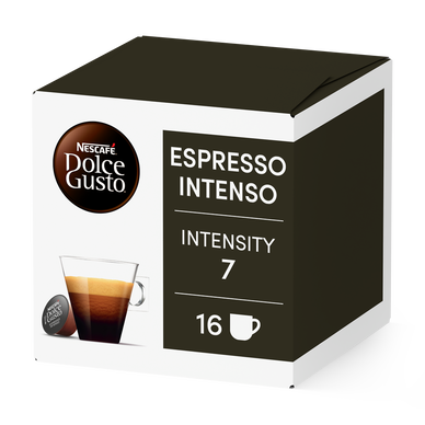 Café Capsules NESCAFE ESPRESSO INTENSO N°7 - compatible DOLCE GUSTO -x16