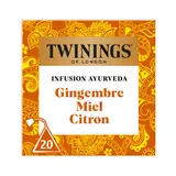 Infusion Ayurveda Gingembre Miel TWININGS 20 sachets