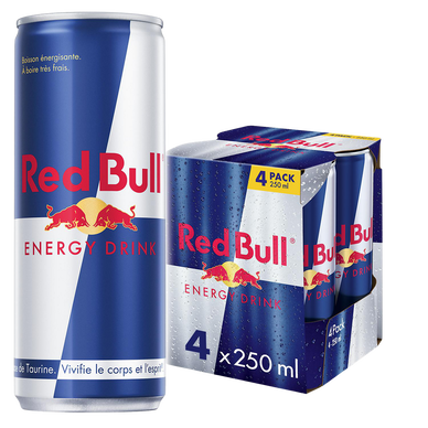 Boisson énergisante - RED BULL - 4x250ml