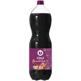 Boisson gazéifiée saveur cola et cerise avec sucre et édulcorant, - 1,5l